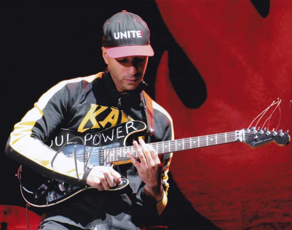 Tom Morello in-person autographed photo