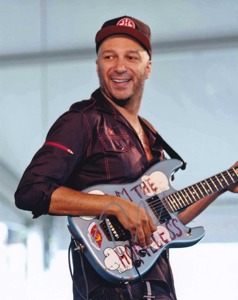 Tom Morello in-person autographed photo