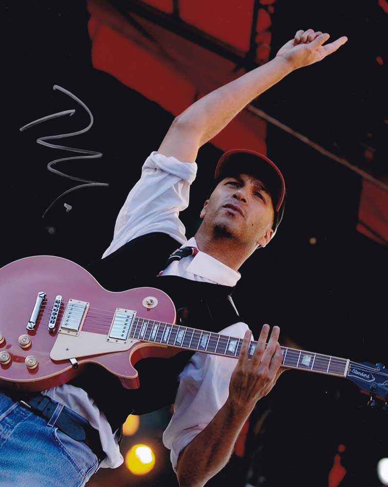 Tom Morello in-person autographed photo