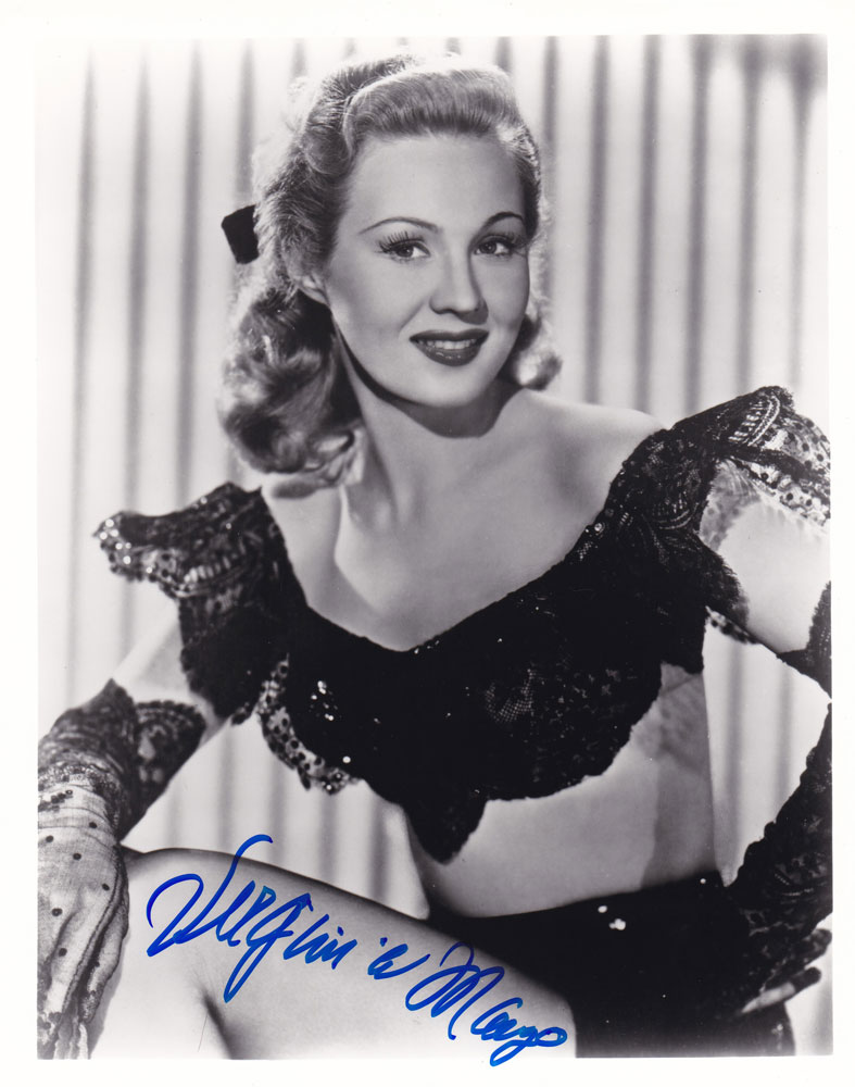 Virginia Mayo In-person autographed photo