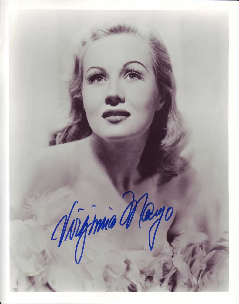 Virginia Mayo In-person autographed photo