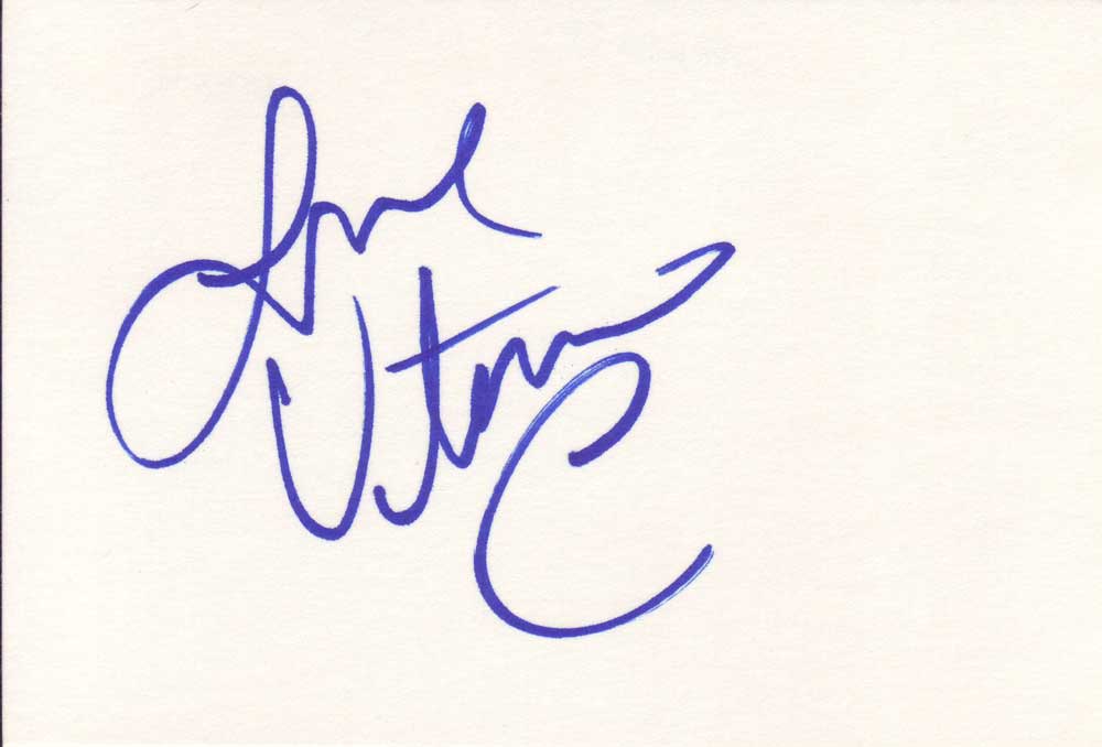 Vitamin C in-person autographed index card