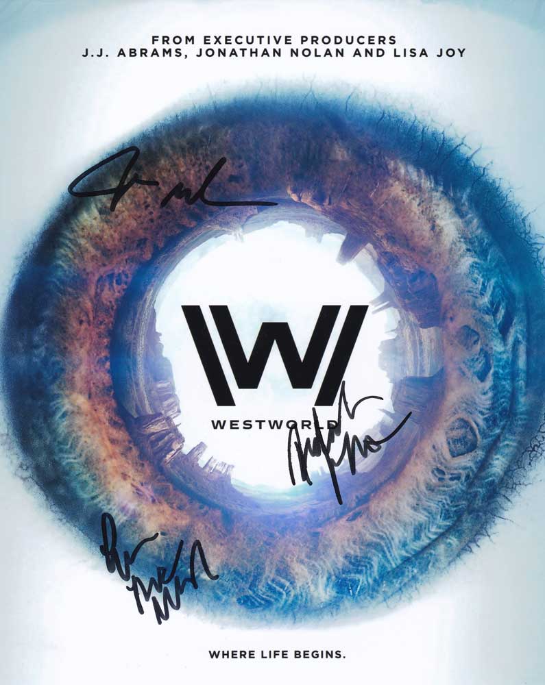 Westworld In-person autographed Cast Photo