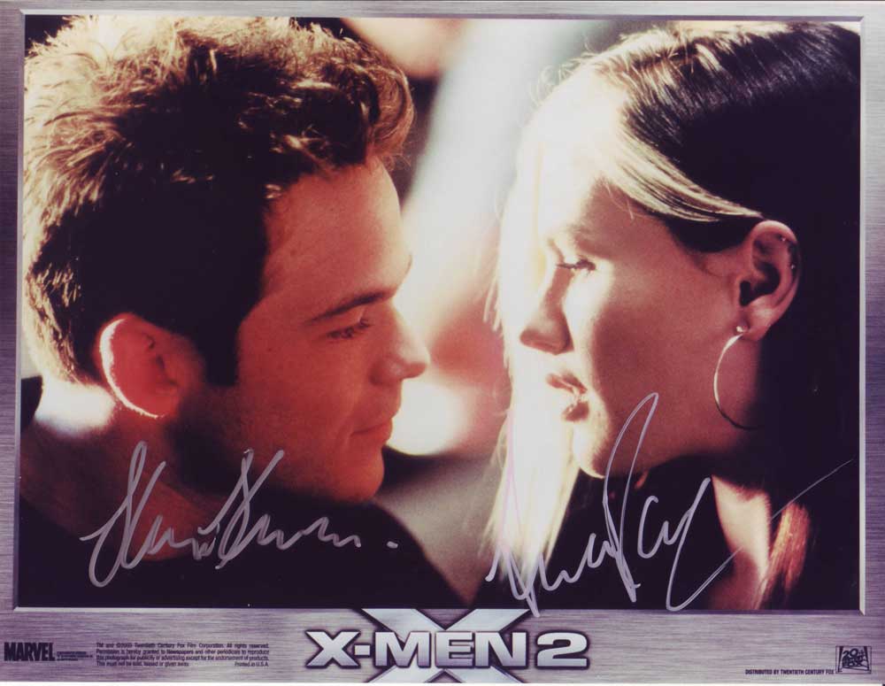 The X-men 2 in-person autographed cast photo