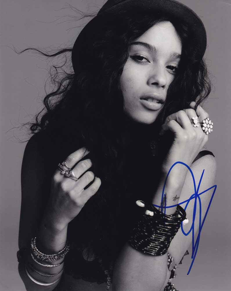 Zoe Kravitz in-person autographed photo