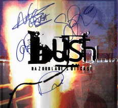 Bush in-person autographed Razorblade Suitcase LP Flat