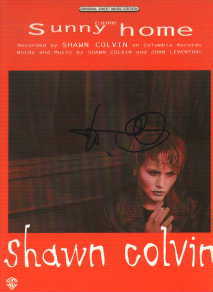 Shawn Colvin in-person autographed Sheet Music